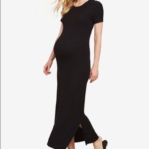 Jessica Simpson maternity maxi dress with back tie